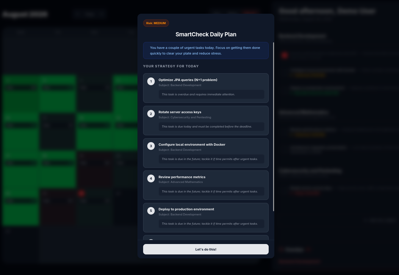SmartCheck AI Dark